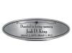 Stainless Steel Oval Memorial Plaque