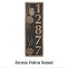 Pine Cone Vertical Plaque - Bronze Shown with Optional T30 Screws
