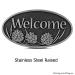 Pine Cone Welcome Plaque